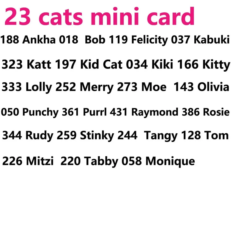 linkage card series 1 to series 5 Sanrio S1 to S6 card NTAG215 NFC Printing animal Card Work for NS switch