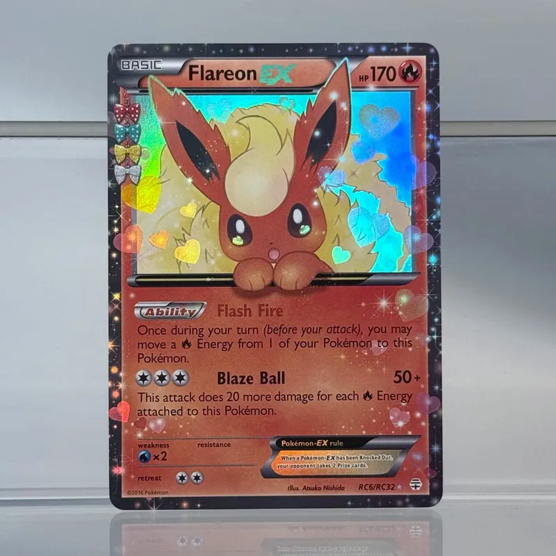 PKM Cards Charizard Janpanese English Vesion Pikachu Single Foil Cards Snorlax Umbreon Flare EX Game Collection PTCG Proxy Cards