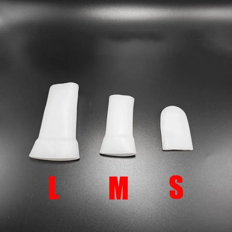 Male Sex Toy Silicone Sleeve For Penis Enlargement Pump Vacuum Cup Extender Penis Stretcher Clamping Kit Replacement Accessories