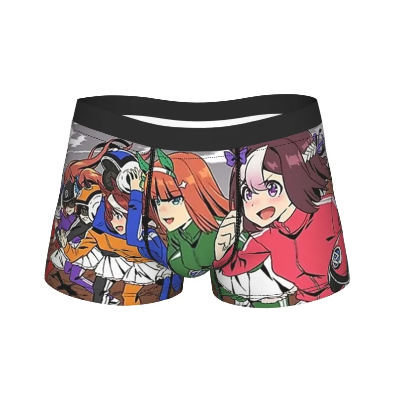 Nam Uma Musume Khá Derby Anime Quần Lót Hài Hước Quần Sịp Boxer Quần Short Quần Lót Nam Quần Lót Thoáng Khí Plus Kích Thước
