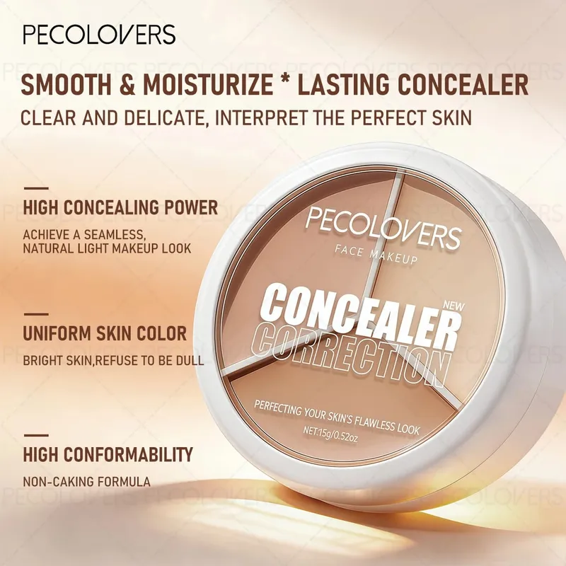 6PCS/SET All-in-One Face Base Kit Meminimumkan Liang Primer Stick 3-Warna Palet Concealer Dengan Berus Foundation Bebas Minyak