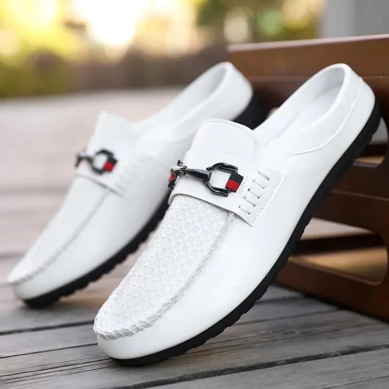 Men's Heelless Casual Shoes - Men's Retro Style Breathable and Lightweight Suitable for Indoor/Outdoor Walking — image 3