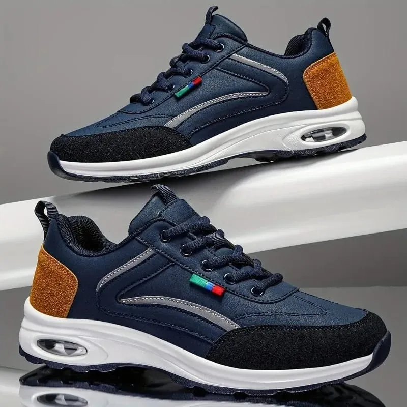 Men's Casual Sneakers Breathable Mesh Upper Walking Shoes Outdoor Modern Style in Athletic Footwear Shoes Man