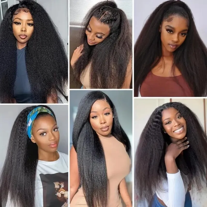 Tape In Hair Extensions Human Hair Kinky Straight Injected Skin Weft Tape ins Remy Black Invisible Tape On Hair 20PCS