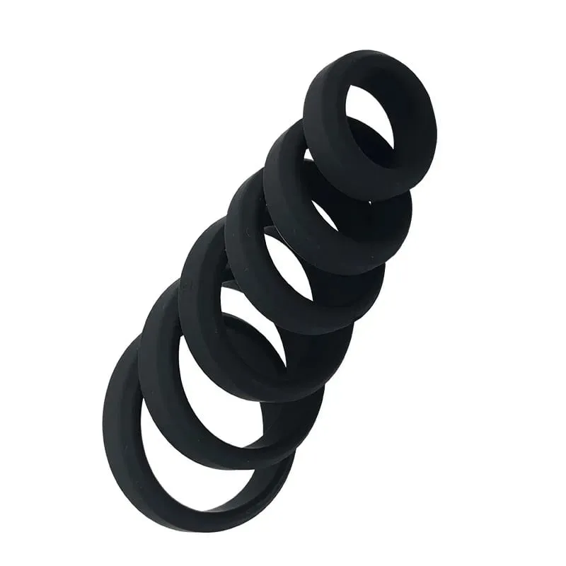 Silicone Semen Lock Ring Penis Enhance Erection Delay Ejaculation Cockring Sex Toys For Men Foreskin Cock Ring Adult Shop