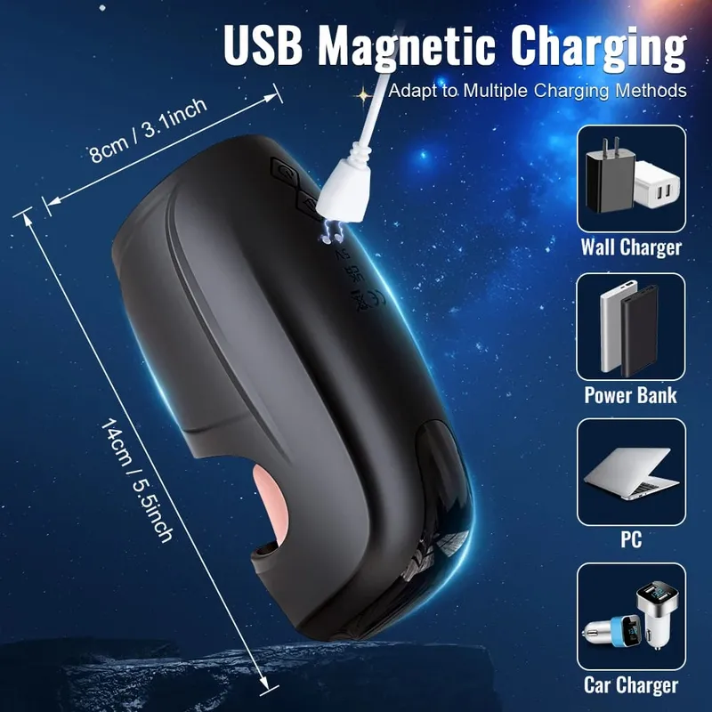 Men Penis Delay Trainer Male Masturbator Tongue Licking Glans Stimulater Delay Exerciser Vibrator Sex Toy for Men Adult Goods