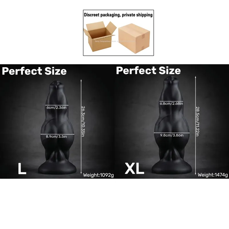 NEW Large Animal Penis Huge Dog Cock Dildo Suction Cup Masturbator Female Anal Butt Plug Big Anal Plug Adult Sex Toys Products