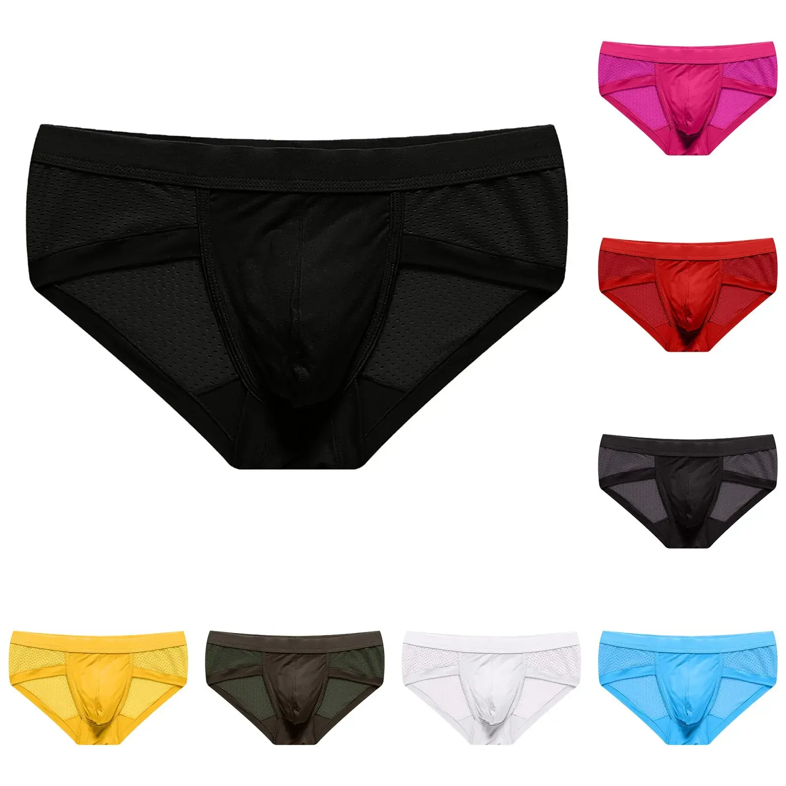 Sous-vêtements pour hommes pur coton respirant garçons ample grande taille sport caleçon à Angle plat — image 4