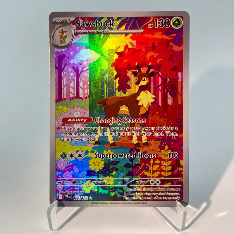 Pokémon 151 PKM Cards PTCG3-D Bulbasaur Squirt Rainbow Gengar ex Holographic Ex GX Rare Collection Battle Toys Gifts for Hobbies