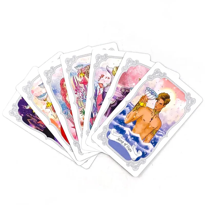 The Mermaid's Dream Tarot Cards 78 Beautiful Tarot Cards For Divination Party Game Ideal for Travel Spiritual Practices & Gift