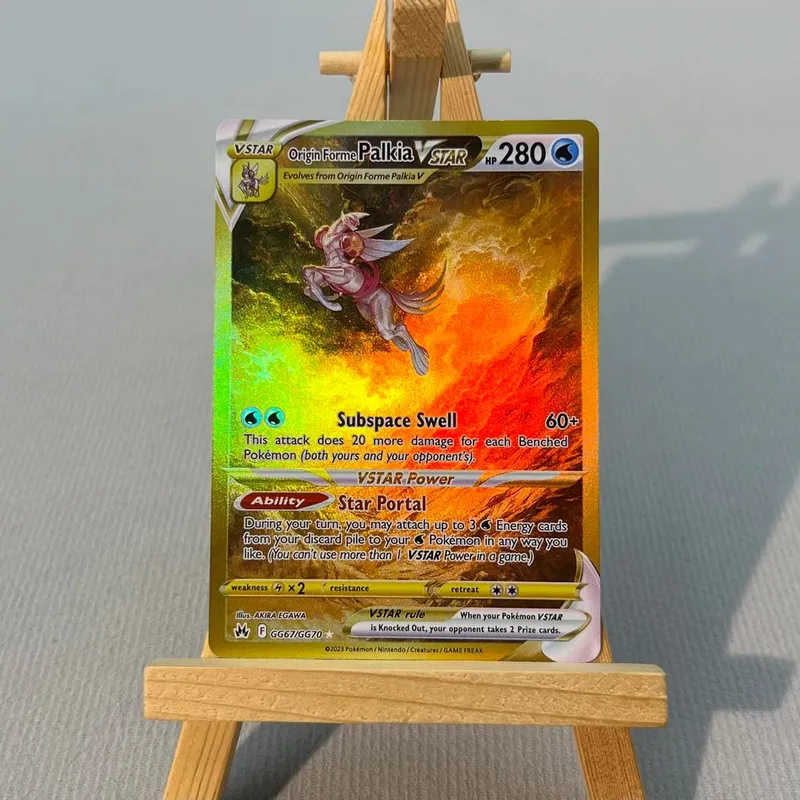 CRZ SVP PTCG5-002 Tcg proxy PKM Cards Arceus VSTAR Greninja ex Rare Collection Battle Toys Gifts for Hobbies home play