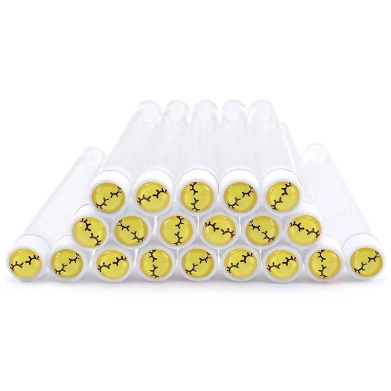 20pcs Reusable Eyebrow Brush Tube Disposable Eyelash Brush Eyebrow Brush With Eelash Resin Drill Replaceable Makeup Brushes