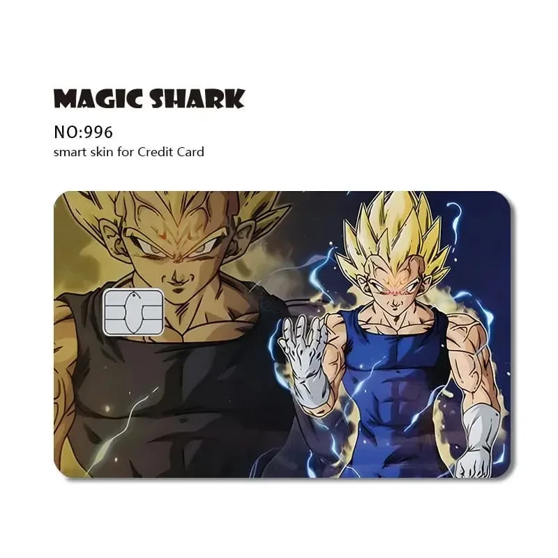 2026 Bagong Goku Frieza Anime Waterproof Skin Cover Skin Sticker para sa Credit Bank Debit Card na Walang Kupas