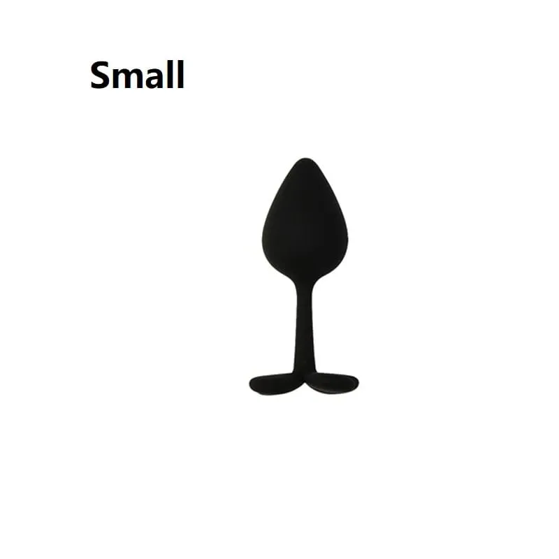 Silikone Anal Perler Butt Plug Sæt Mini Small Medium Large Anal Plug Four Leaf Clover Anal Trainer Sexlegetøj Mænd Kvinder Homoseksuelle