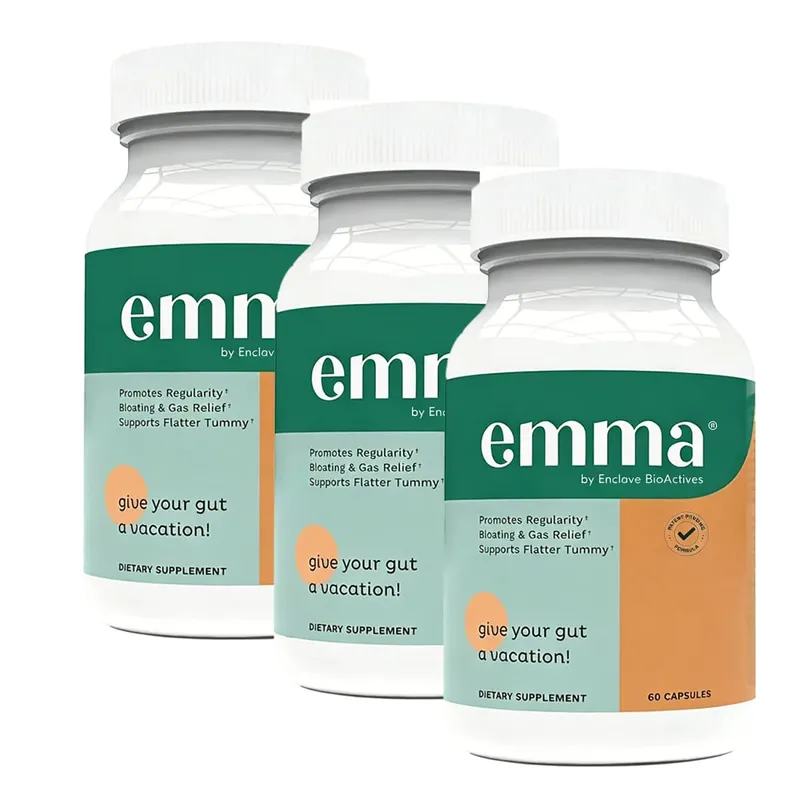 Gut health relief supplement supports leaky gut and digestive system relieves constipation bloating and gas 60 capsules