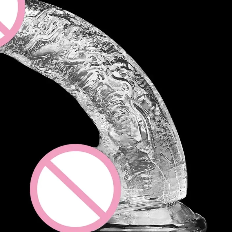 Transparent Realistic Dildo Strong Suction Cup Adult Sex Toys for Women Gay Anal Masturbation Realistic Dick Sex Toys Big Dick18