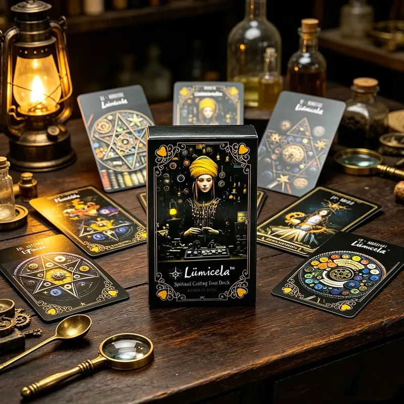 Lümicela Spiritual Crafting Tarot Cards Fate Fortune Telling Divination Board Game Leisure Entertainment Party Tarot Card Game