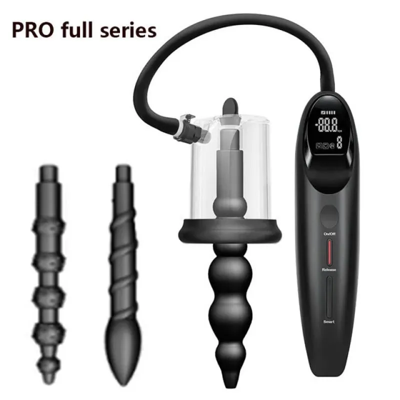 Smart Vacuum Pump Sucking Anal Plug Female Prostate Massage Stimulator Buttplug Male Masturbator Adult Sex Toys For Man Women