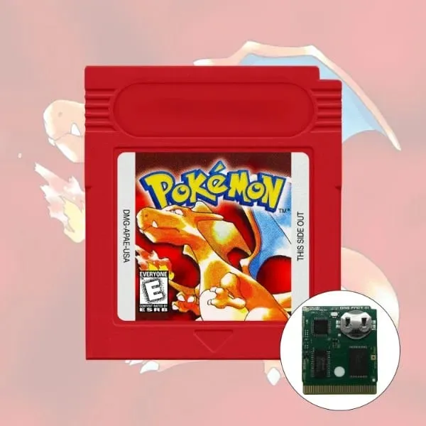 GB/GBC RTC 포켓몬 블루/크리스탈/그린/골드/레드/실버/옐로우 비디오 게임 카트리지(배터리 포함) 미국 버전