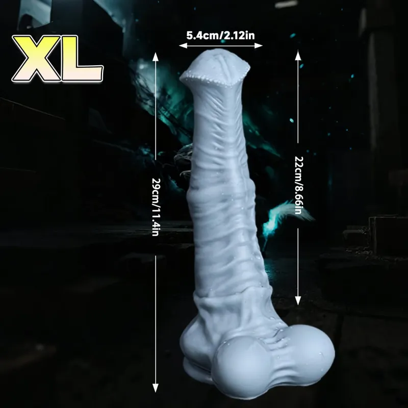 Horse Dildo Sex Toy Monster Silicone Penis Animal Dildos Vaginal Anal Dick Masturbator Butt Plug Cock Women Men Adult Supplies — image 9