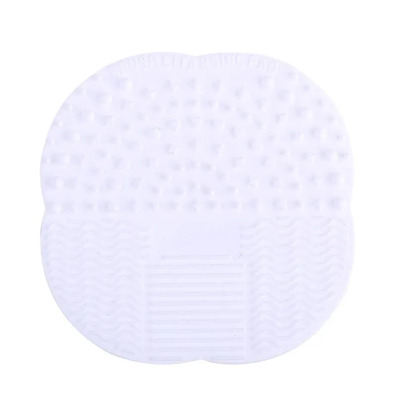 1Pcs Small Size Silicone Sucker Brush Cleaning Mat Make up Brush Cleaner Cosmetic Clean Tools For Makeup Brushes