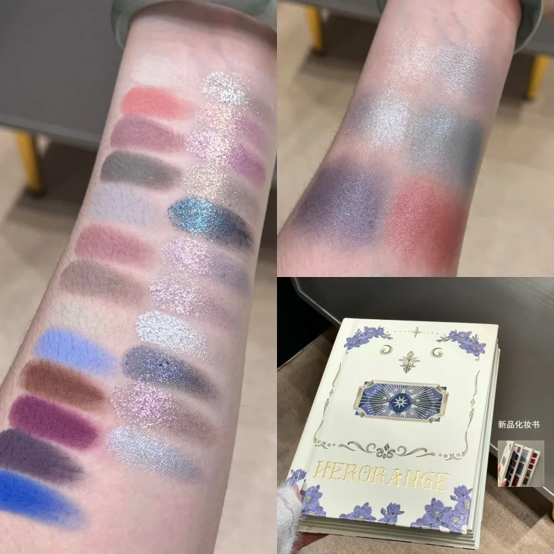 78 Colors Professzionális szemhéjpúder paletta Book Design All In One sminkkészlet Shimmer Matt Highlighter Contour Blush ajakfény Cos.