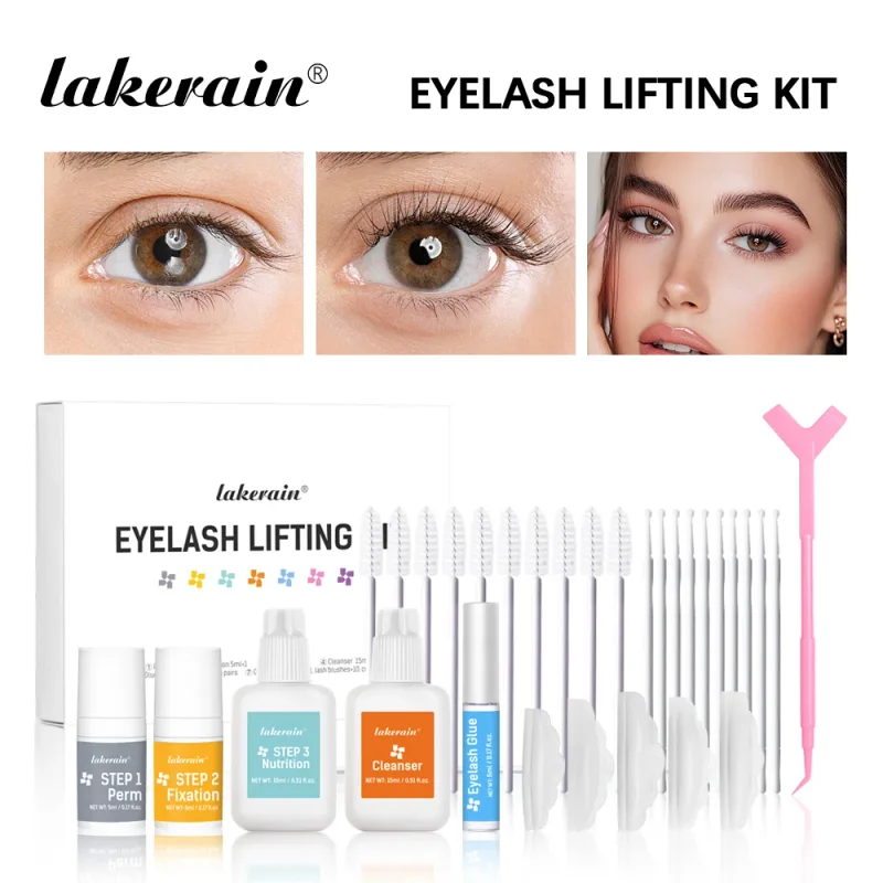 Eyelashes Lifting Kit Beauty Set Of Curly Eyelashes Eyebrow And Eyelashes Enhance Appearance Of Curly Tools Lash Perm Eye Makeup