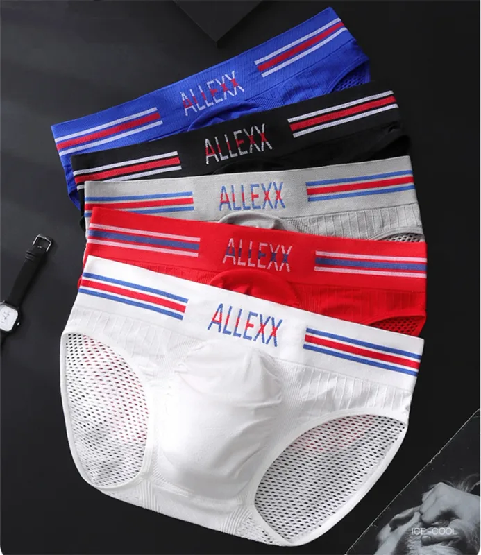 Seluar dalam Nen Huruf pinggang lebar cuecas maskulin sexys tøy men cueca mesh sissy lencerías muy hot U convex calzoncillos hombre