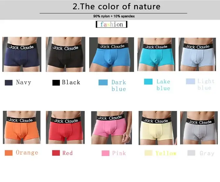 Brand Mens Underwear Boxers Lalaki Panties Panloob Lalaki Masikip Malambot na Panloob Boxer Para sa Mens Shorts Lalaki Boxershorts Hombres Gay