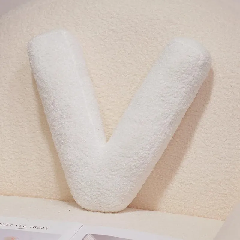 Hot Wholesale Cozy English Letters Pillow Sofa Cushion Living Room Decor 26 Letter Stuffed Doll Toy Kids Teaching Words Game Kid