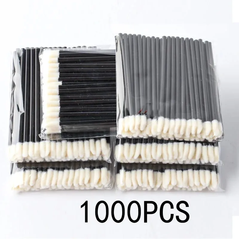 50/500/1000Pcs Wholesale Lip Brushes Makeup Brush Eyelashes Extension Lip Gloss Applicator Lipstick Wands Set Cosmetic Make Up