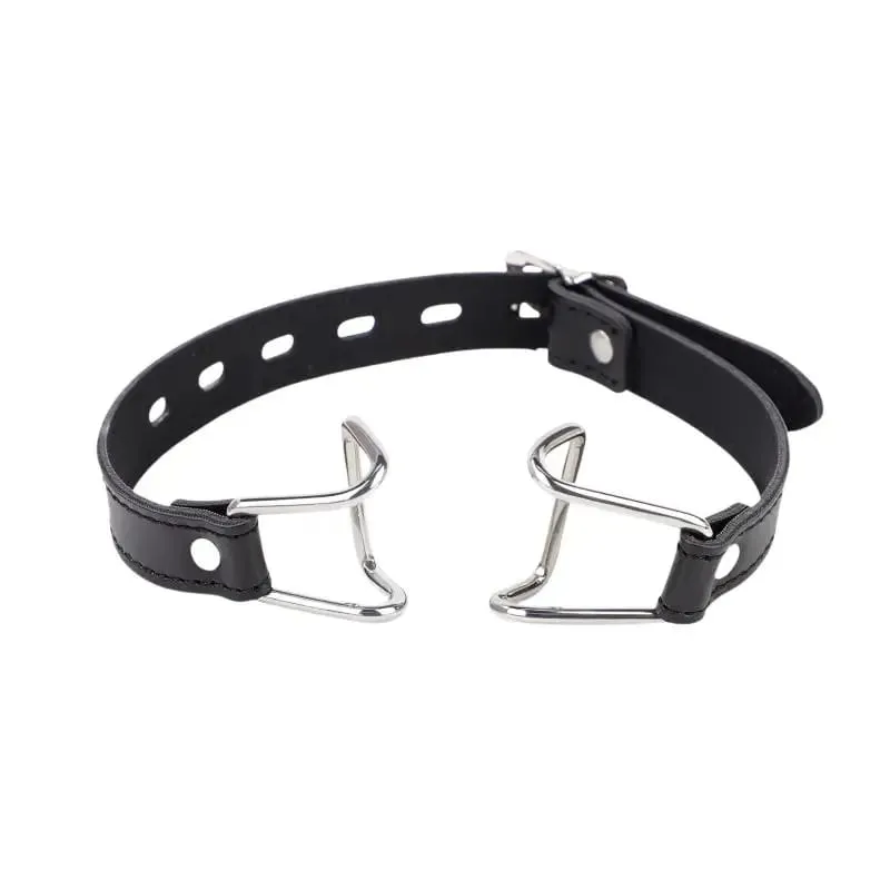 1Pcs Sex Toys Adjustable Metal Mouth Gag With Nose Hook For BDSM Couple Play Adult Toy Training Facial Mouth PlugDesert Bling
