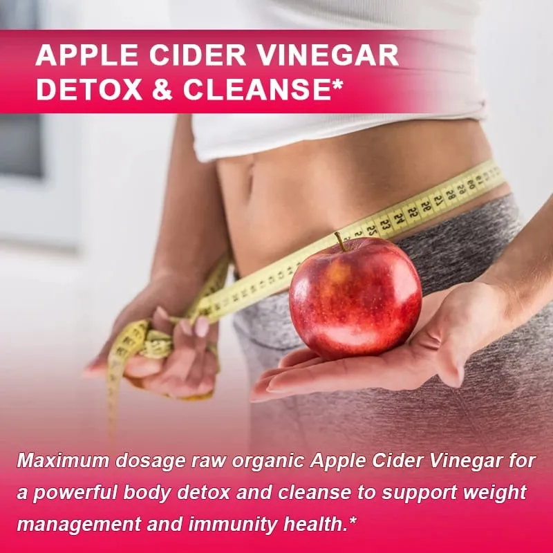 Balincer Apple Cider Vinegar Capsules Pagsusunog ng Taba ng Appetite Suppressant Malusog na Pagbabawas ng Timbang Cleanse Vitamin Supplement
