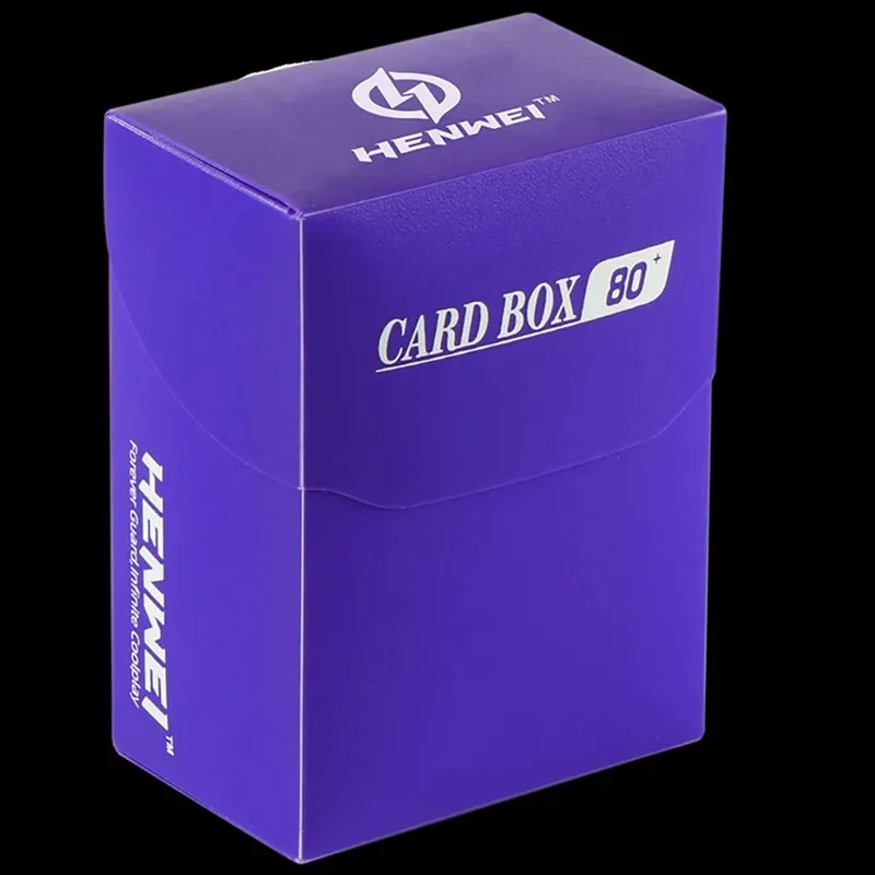 80+Card Deck Box PP Material Portable Many Color TCG Cards Case for MTG/YGO/TCG Gathering PP Storage