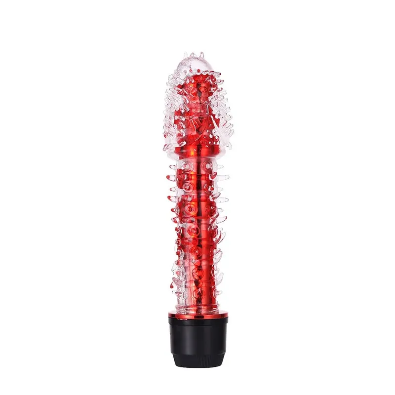 Small Bald Vibrators G-Spot Vibrator for Women Realistic Jelly Dildo with Thorn Dragon Beard Clitoris Stimulator Adult Sex Toys
