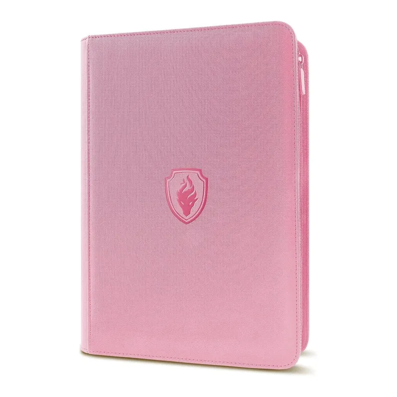 9 Pocket Zipper Card Binder 360 Trading Card Holder Book Premium PU Cover Zip Binder for Cards Durable Side Loading Card