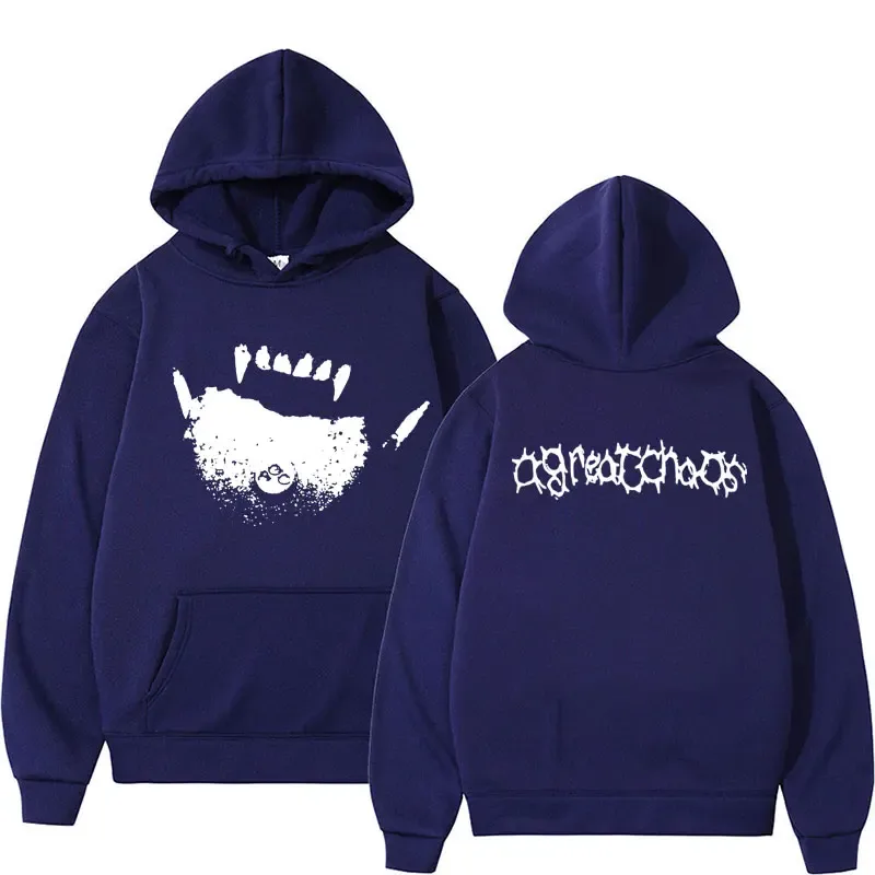 Ken Carson AGC Actual Hate Teen X Vamp Hoodie Harajuku Fashion Trend Y2K Sweatshirts Men Women Chaos Opium Merch Hoodie
