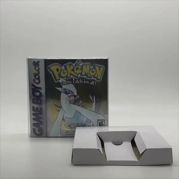 Pokemon Series Blue/Crystal/Gold/Green/Red/Silver/Yellow GBC Game in Box with Manuals for Video Game Cartridge USA Version