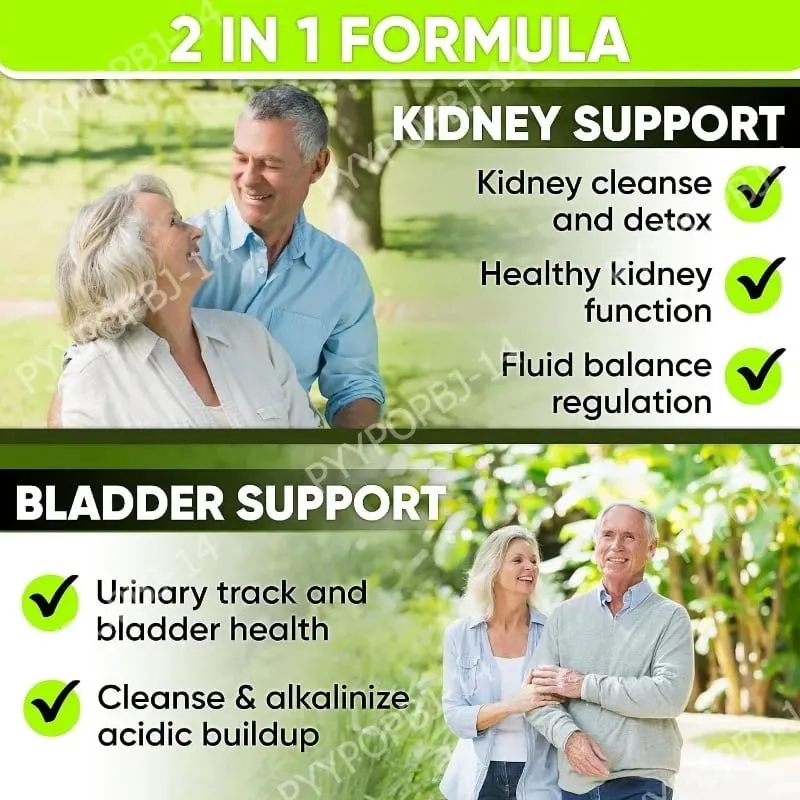 Kidney Support Supplement for Kidney Restore with Chanca Piedra Cranberry Juniper Berries for Detox and Bladder Health 60 Count