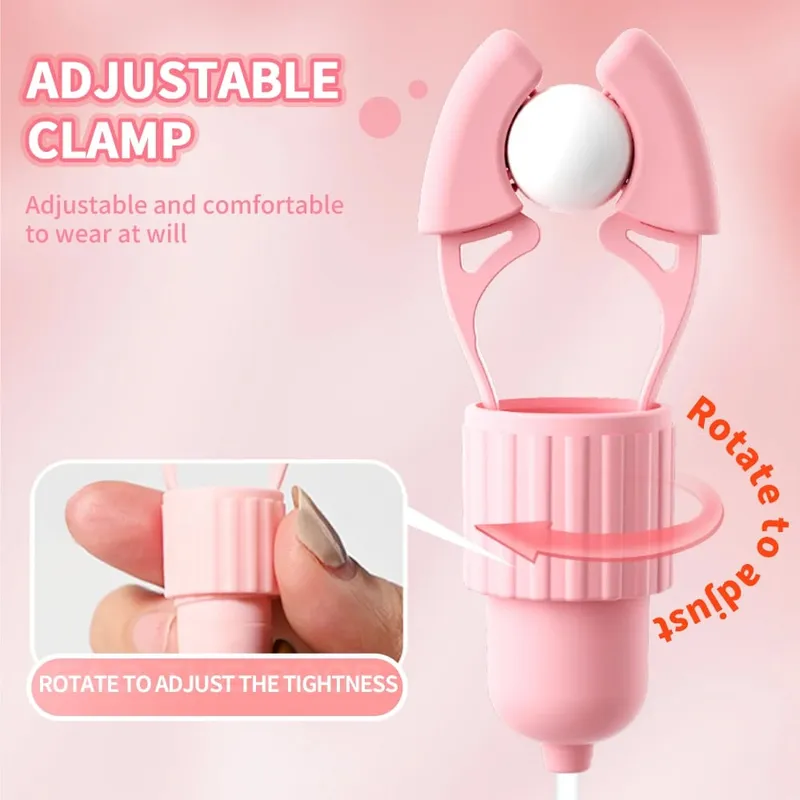 Breast Massage Vibrating Nipple Clamps Vibrator Women Tongue Licking Strong Sucking Toys Adults Female Masturbator Sex Toys 18+