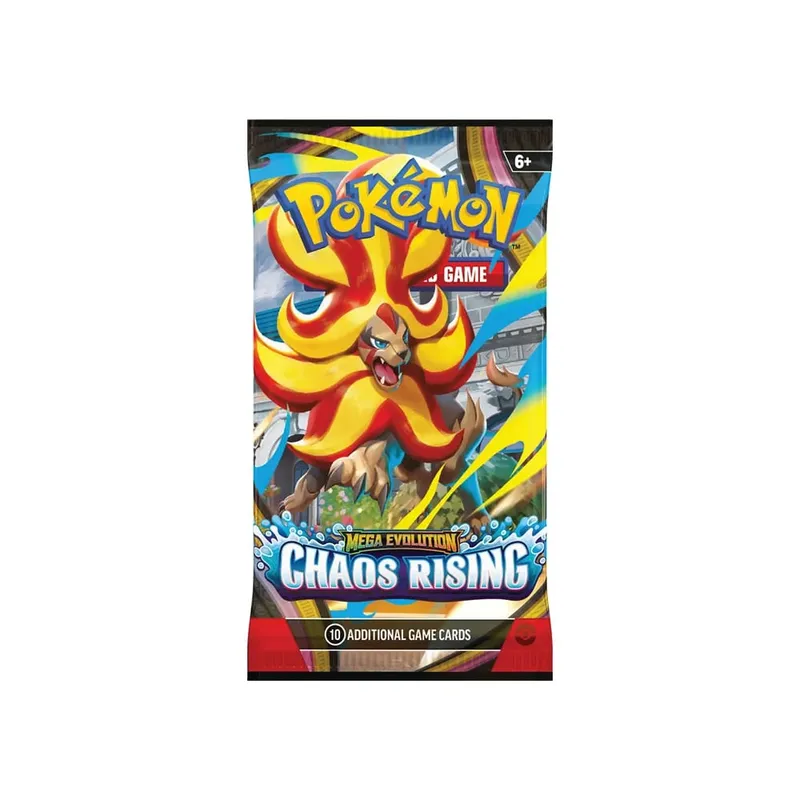 2026 New Pokémon Cards Chaos Rising Booster Box 36 Packs 360 Cards English TCG Collectible Trading Card Game Toys for Kids Gift