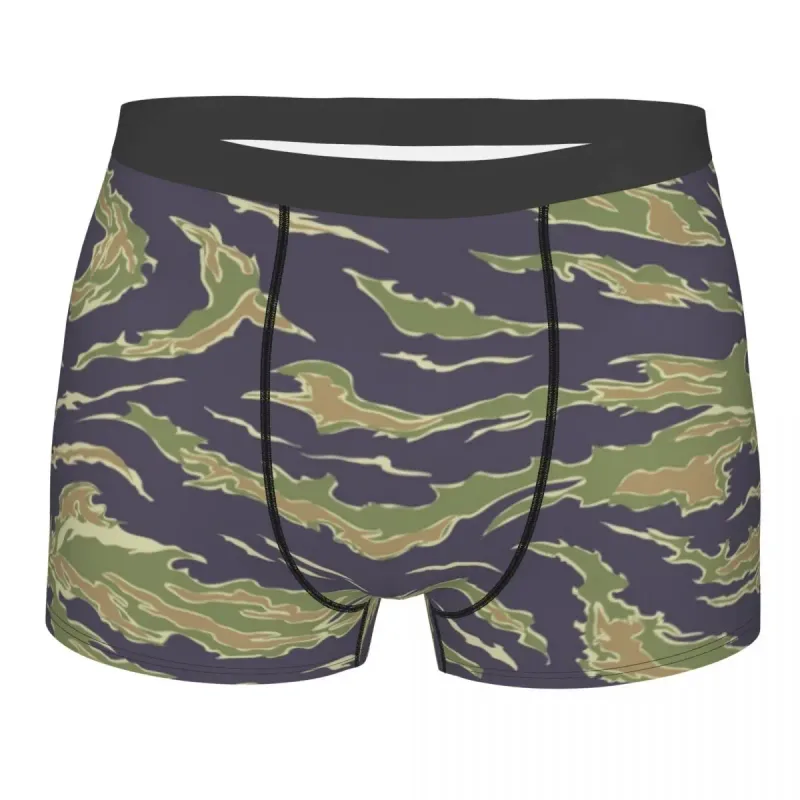 Male Cool WW2 Camo Underwear Germany Arm Military Camouflage Boxer Briefs Stretch Shorts Panties Underpants