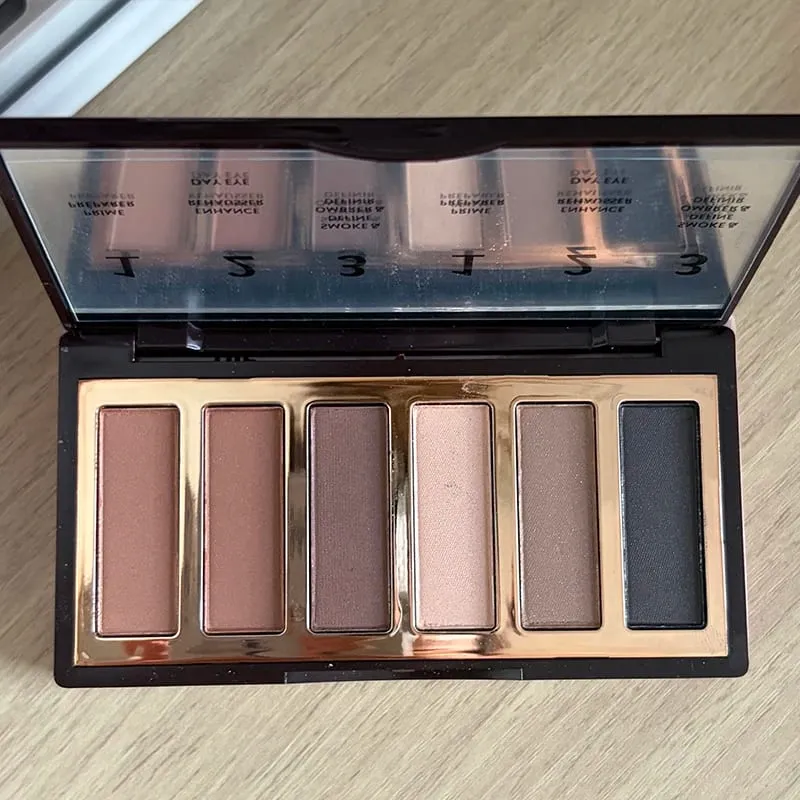 Moda melhor vendedor ct marca maquiagem 6 cores disco de sombra de olho 8.2g acabamento pérola fosco série de cores discretas beleza cosméticos para os olhos