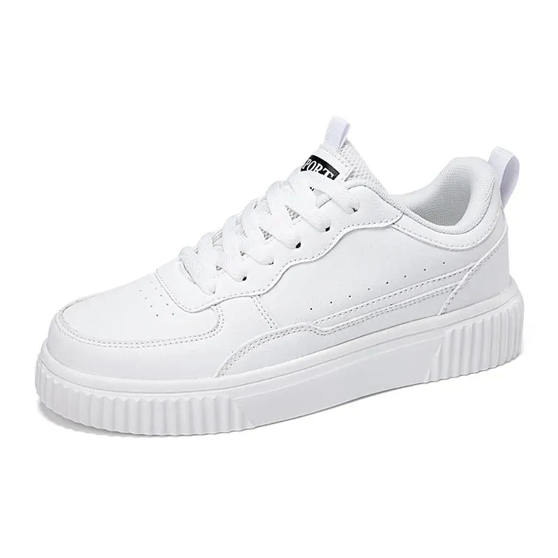 Fashion Women Casual Shoes Breathable Walking Flat Shoes Sneakers White Female Footwear Sports Running Outdoor Walking For Men