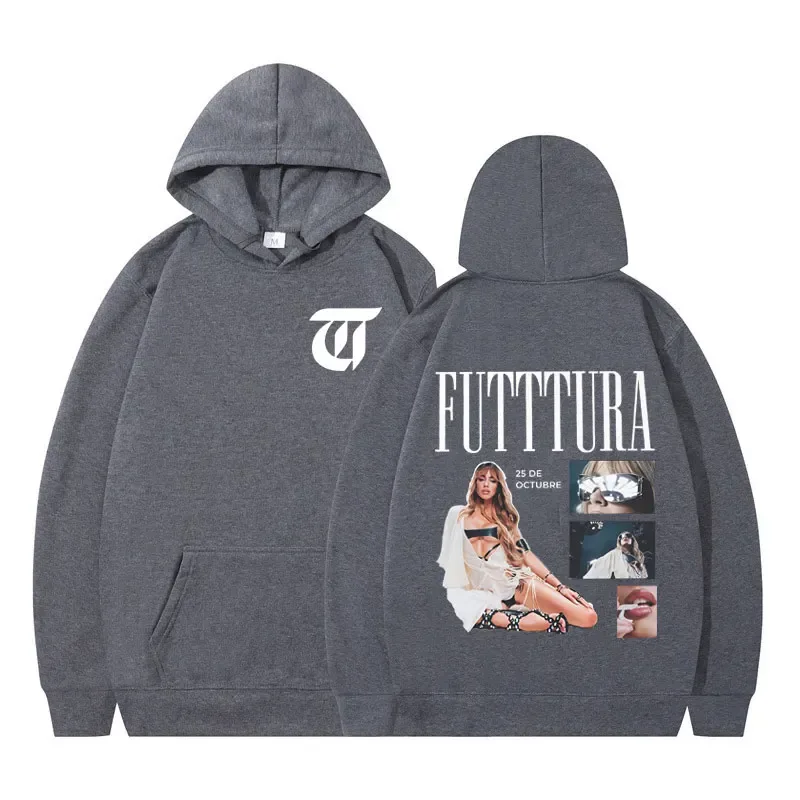 Singer TINI STOESSEL Futtura Album 2025 Tour Vintage Hoodie Men Women Fashion Pullover Casual Oversized Y2k Clothes Sweatshirts