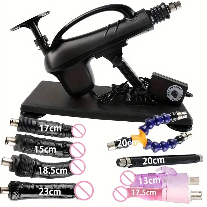Automatic Sexual Machine 3XLR Dildo Attachments Female Masturbation Vibrator Massage Gun Sex Toys for Men Couples Adult Products