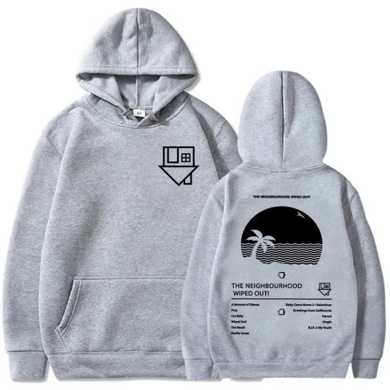 Album Wiped Out Printing Hoodies NBHD The Neighbourhood Band Sweatshirts LongSleeve Hooded Pullovers environmental protection