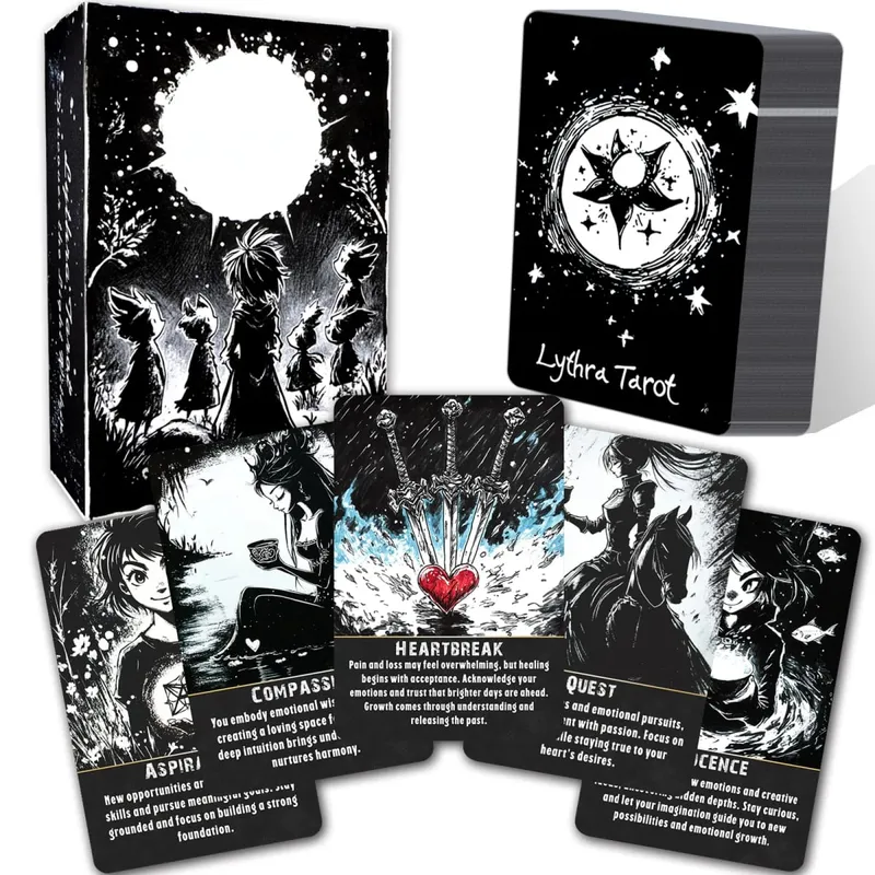 78 Lythra Tarot Card Set Tarot Oracle Cards for Beginners Spiritual Tools for Intuition Emotional Insight and Inner Wisdom