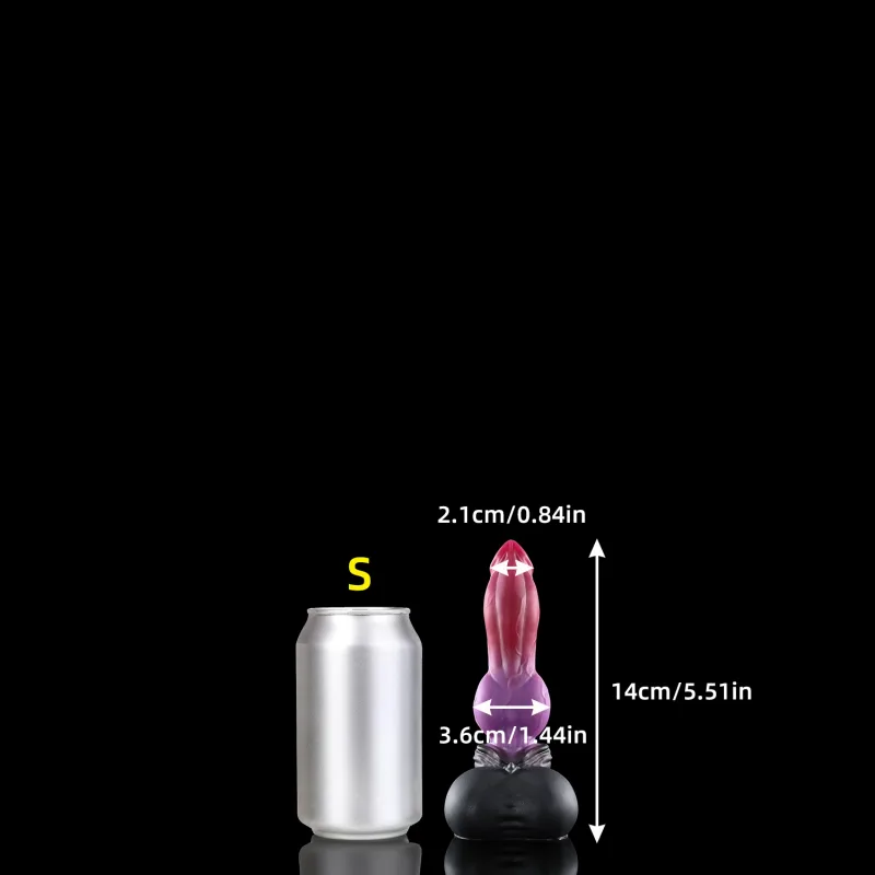 Nothosaur Purplish Red Realistic Huge Anal Plug Butt Plug Animal Fantasy Dildo Massage Anus Dilator Sensual Exploration Sex Toy