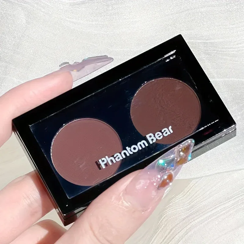 Phantom Bear Mini Dual Finish Eyeshadow Multi Shades for Daily Party Smoky Eye Makeup